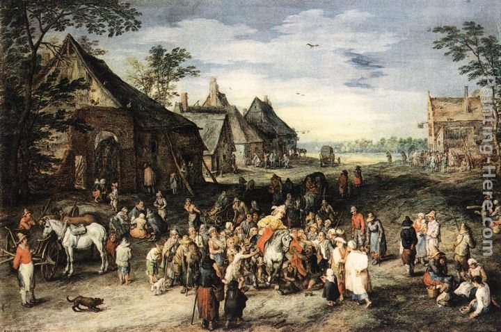 Jan the elder Brueghel St Martin
